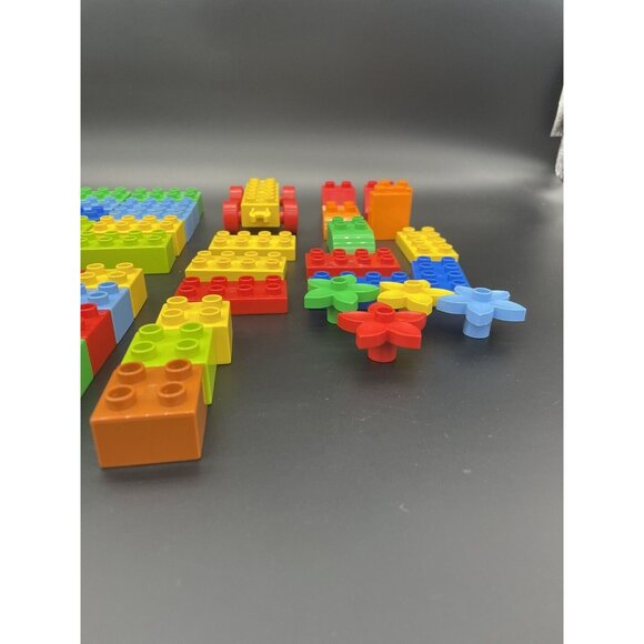 Lego Duplo Lot Toddler Blocks Mixed 95 Pieces Primary Bright Colors Learning Toy - Picture 2 of 10